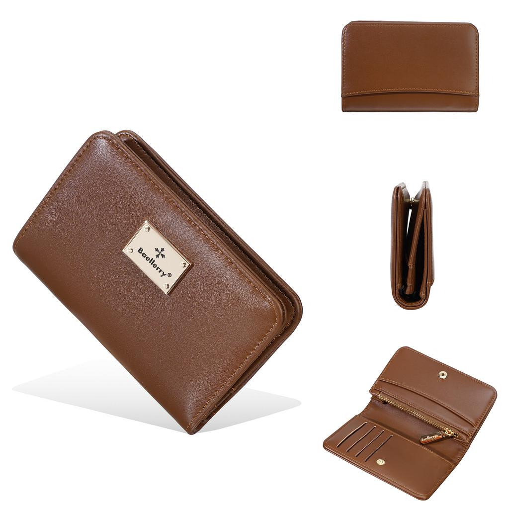 Womens Wallet Cardholder Pu Leather Multi Card Slots Cash Organizer For Daily Use