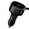 2in1 Car Charger 33W 2x USB-C Enjoyment Black