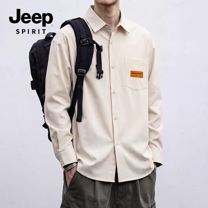 Мужская повседневная рубашка с длинным рукавом JEEP SPIRIT
