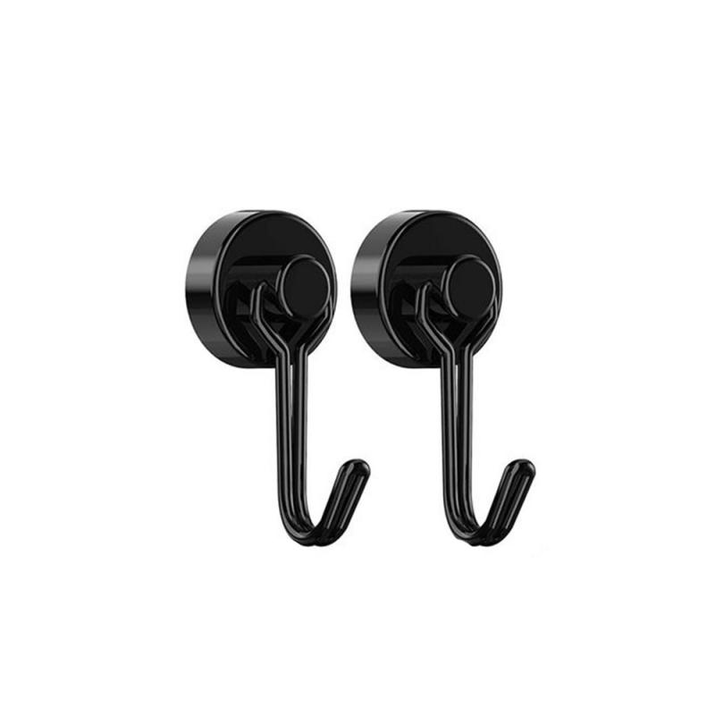 Сверхпрочный магнитный крючок Многоцелевой крючок с сильными неодимовыми магнитами Для дома, кухни, холодильника, гриля, держатель для ключей, чашек, венков