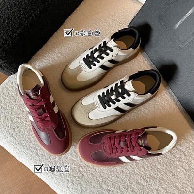 Ретро обувь Dexun 2025 лето и осень новая женская обувь американские универсальные спортивные и досуговые кеды на плоской подошве