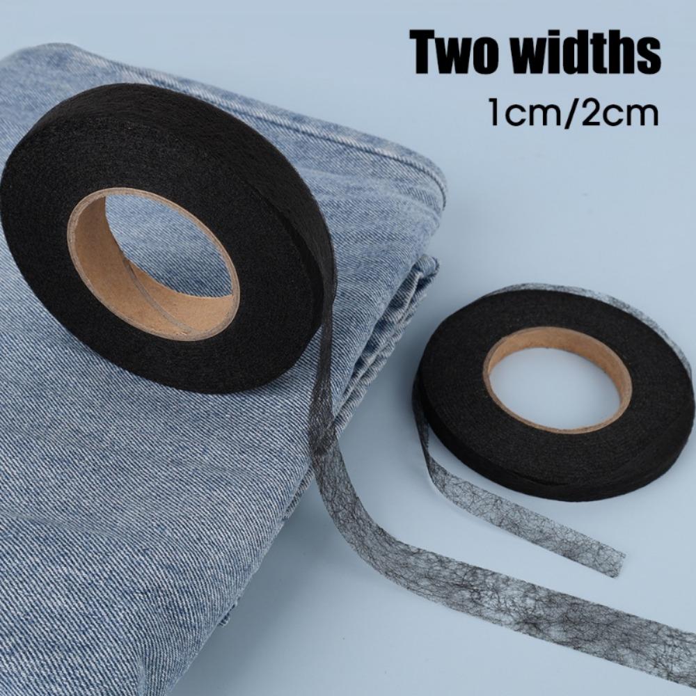50M Double-Sided Non-Woven Interlining Adhesive Tape Iron On Hem Tape Edge Shorten Repair Pants For Hats Clothes Diy Sewing Tool