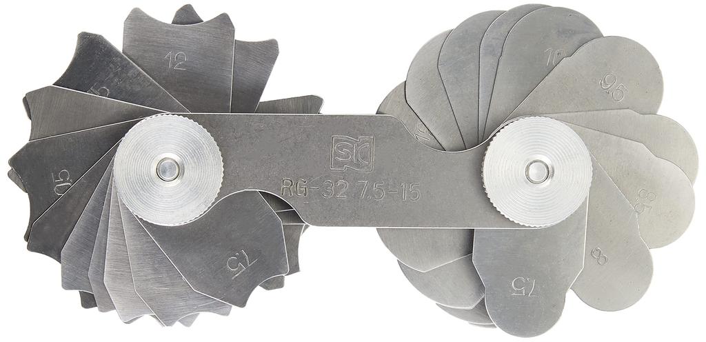 Набор из 32-х радиусных калибров Niigata Seiki SK RG-32D