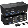 Двухпортовый KVM-переключатель с HDMI - 8K Ultra HD, 4K 120 Гц, USB 3.0 для двух компьютеров
