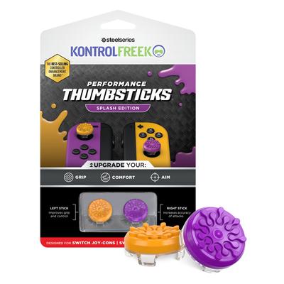 KontrolFreek Freak Splash Kit JOY Performance стик для Nintendo Switch контроллер JOY Улучшенная точность прицеливания вогнутая поверхность x 2 Orange_Purple Средняя высота