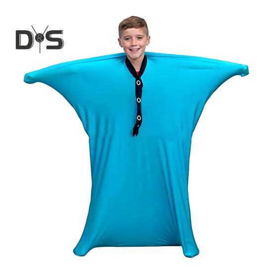 Детские носки с динамическим движением и сенсорным эффектом для мальчиков и девочек, успокаивающие носки для тела, снимающие беспокойство и стресс, детские носки-обертывания для всего тела, успокаивающее терапевтическое одеяло