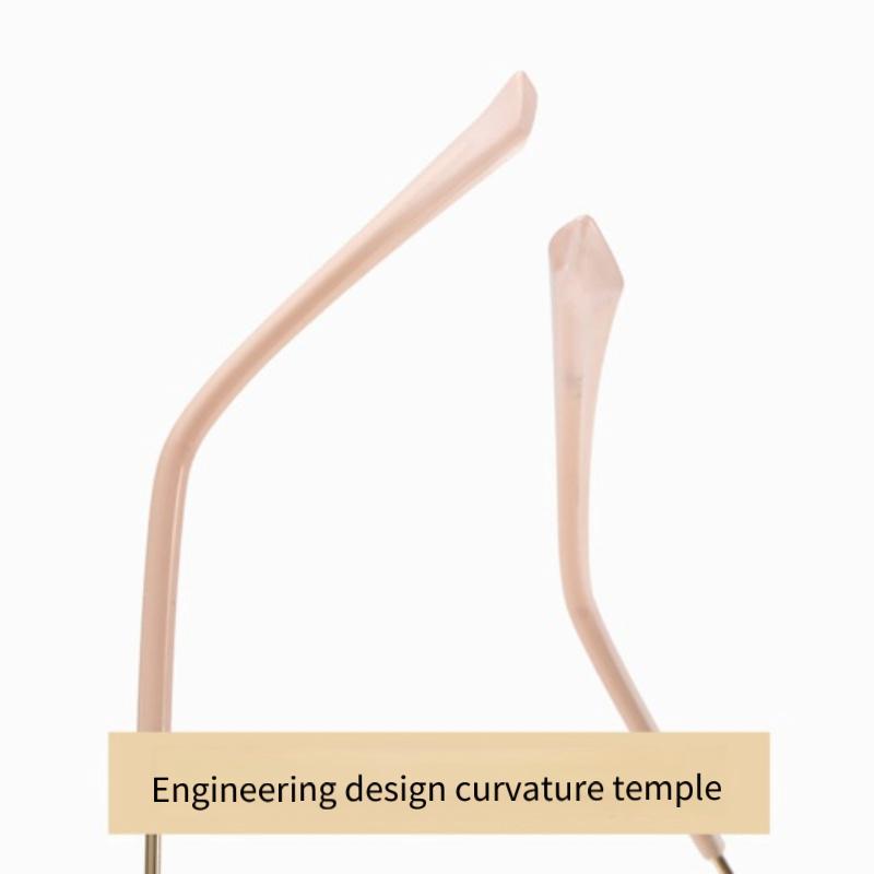 Ретро очки для чтения без оправы, синий свет, блокирующий ромбовидную огранку, градиентные очки для дальнего видения, очки для женщин