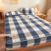 Soft Thicken Velvet Quilted Bed Pad Protector Cover Luxury Flannel Mattress Cover Winter Bed Cover Not Included Pillowcase