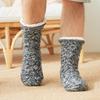Men's Extra Thick Fleece-Lined Anti-Slip Indoor Slipper Socks