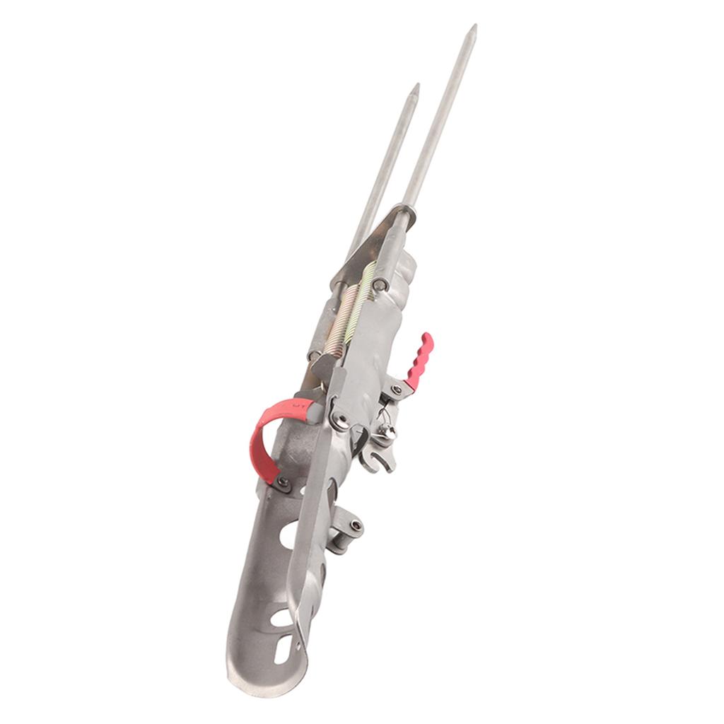 Портативный кронштейн для удочки, практичный двойной пружинный металлический держатель для удочки, аксессуар-подставка