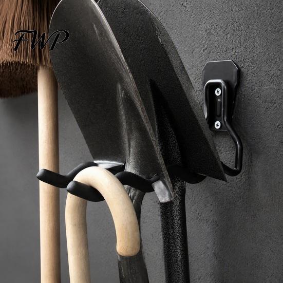 Garden Hose Hanger U-Shaped Garage Storage Utility Hook, Heavy Duty Metal Organizer, Wall Mounted Hooks for Workshop Space Saving Extension