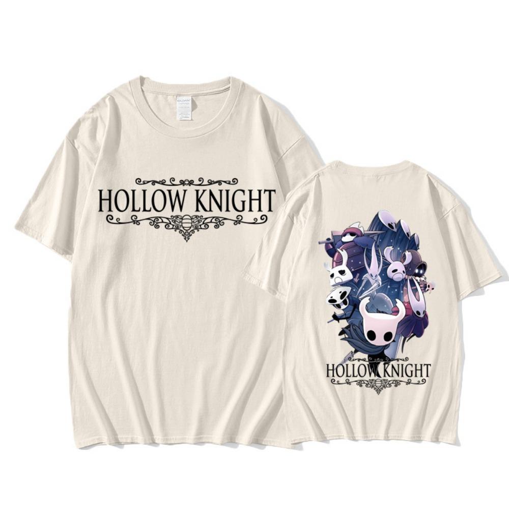 Модная мужская и женская футболка Hollow Knight с принтом, свободные топы с коротким рукавом, летняя повседневная футболка с круглым вырезом, детская одежда