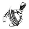 [Cenote] Horseshoe Feather Pendant [Silver 925 Accessory] P0769