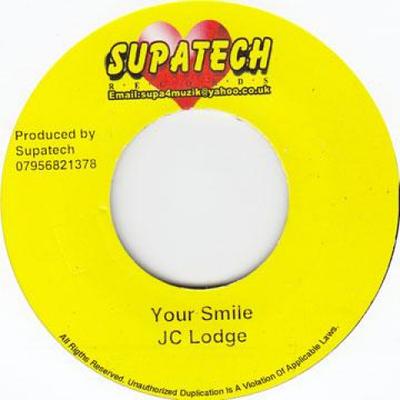 7-дюймовая пластинка JC LODGE - Your Smile STR010 Supatech UK 2009 UK Reggae, Ska & Dub
