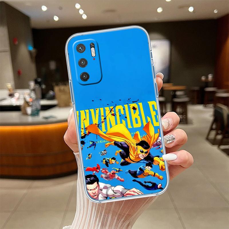 UP35 I-Invincibles Transparent Phone Case for Motorola Moto G40 G04 G05 One Ace Action Fusion + Plus Hyper Macro Vision Zoom