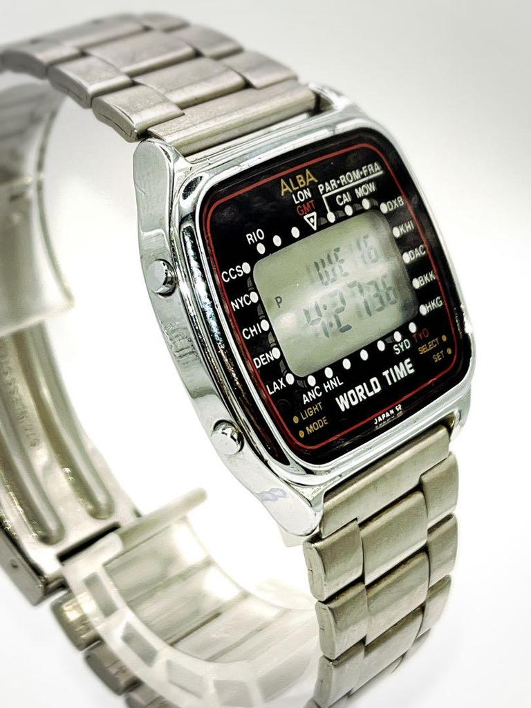 [USED] Extremely Rare Showa Retro Seiko Alba World Time W308-4000