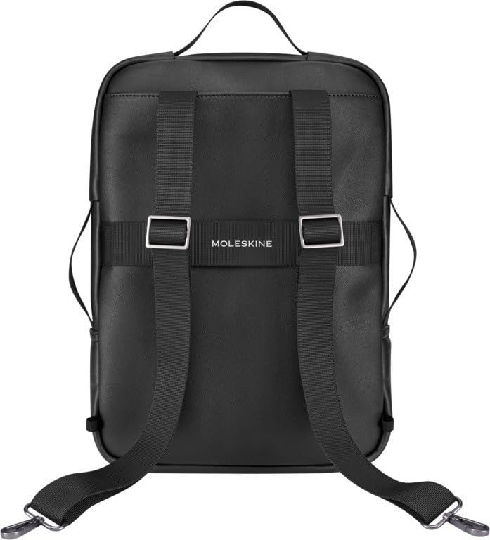 Moleskine Business Bag, Fits 13-inch Laptop, Backpack, Classic Professional, Vertical Design, New Model, Black, One Size