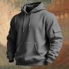 Men's Solid Color Sweatshirt Hoodie Men's Sports Large Size Casual Sweatshirt
