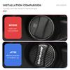 ZQE1  Carbon Fiber Car Fuel Tank Cap Oil Cover Decoration Accessories For Mercedes Benz AMG A B C E S G Class W201 W210 W108 W205 W203