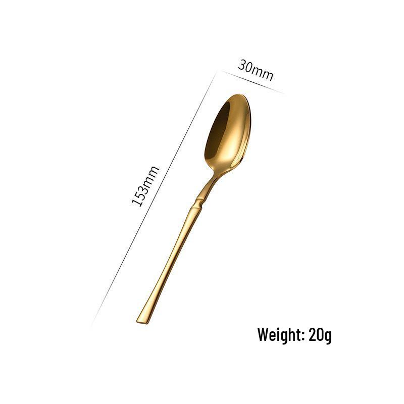 Золотой набор столовых приборов из 24 предметов из нержавеющей стали: Элегантный нож для стейка, вилка и ложка для западной кухни.