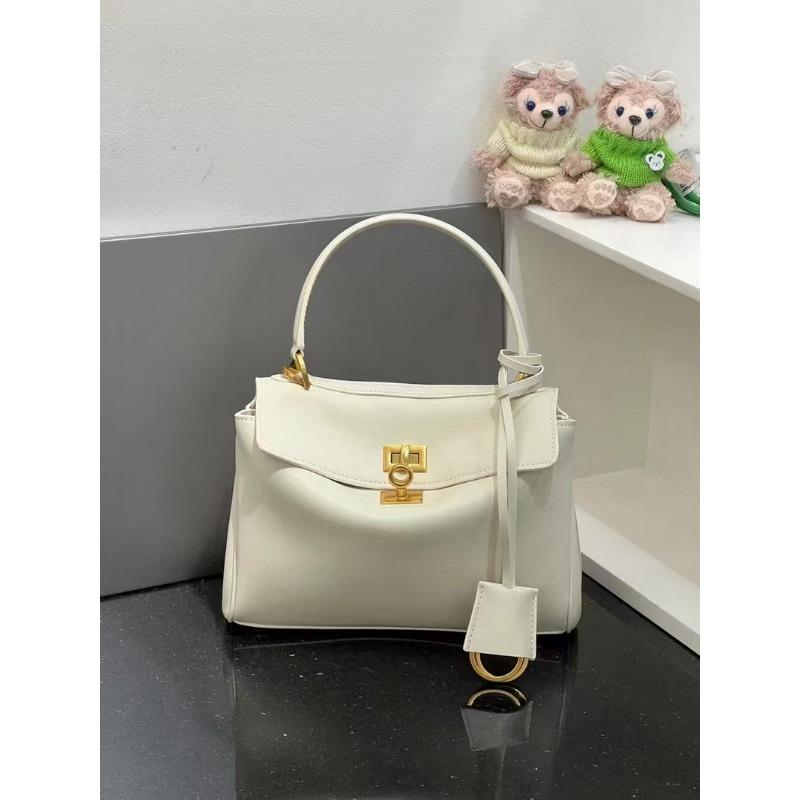 2025 New Genuine Leather Women's Bag R-D-O Top Layer Cowhide Buckle Tote Bag Fashion Trend Single Shoulder Crossbody Handbag