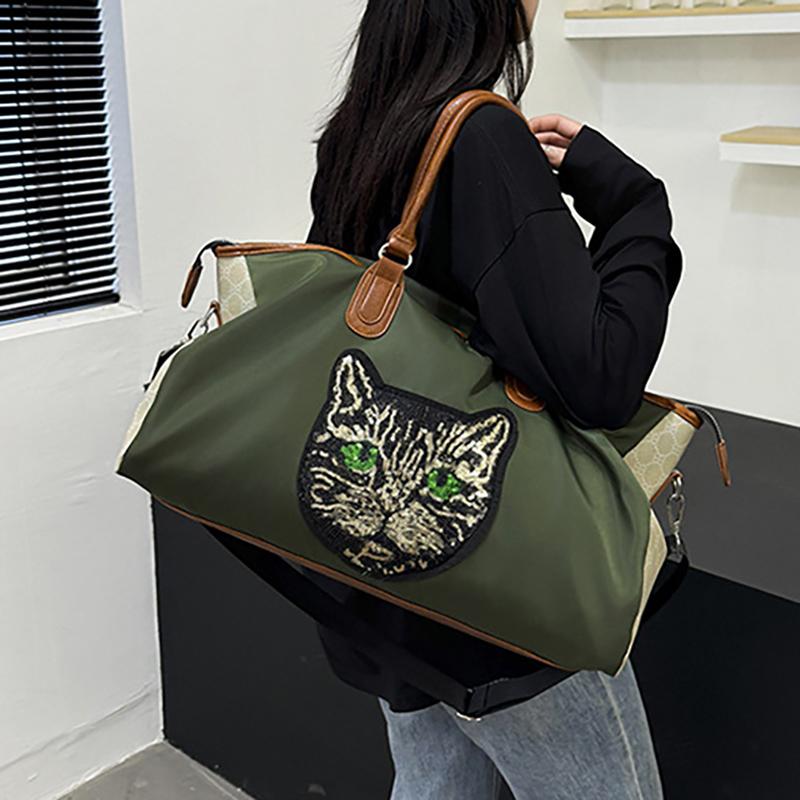 Большая вместительная дорожная сумка для женщин, спортивная сумка для йоги и фитнеса, студенческая сумка-органайзер на одно плечо, дорожная сумка для коротких поездок