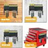 Power Tool Organizer Storage Shelf Metal Drill Holder Wall Mounted Rack for Basement Shed Pegboard