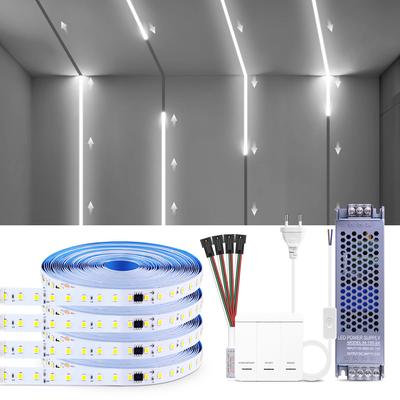 5M10M светодиодная лента комплект WS2811 IC Horse Race текучая светодиодная лента 24 В 120 светодиодов/м пикселей бегущая вода гонится гибкая лента для украшения дома комнаты