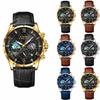 Men's Waterproof Luminous Running Alarm Clock Watch
