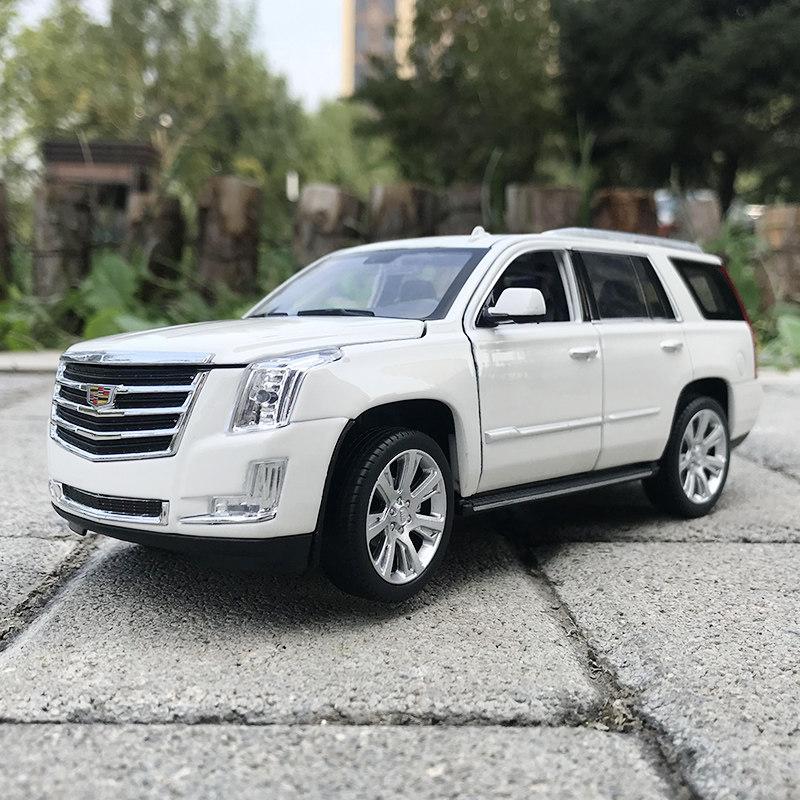 ВЕЛЛИ 1:24 Кадиллак Эскалейд Внедорожник Сплав Автомобиль Литье под давлением и Игрушечные Транспортные Средства Модель Автомобиля Миниатюрная Масштабная Модель Автомобиля Игрушка Для Детей