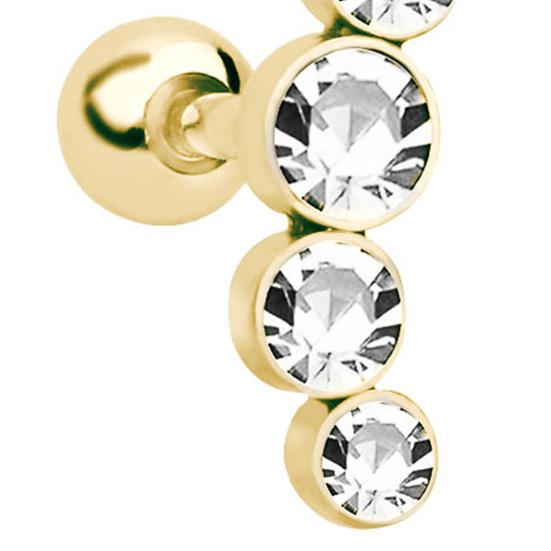 Серьги-гвоздики Модные Уникальный дизайн Металлические Элегантные Клипсы для ушей для улицы