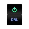 12V Green Blue Light Dual Button Switch ON OFF /Momentary Push Switch For Toyota 4Runner FJ Cruiser Landcruiser Camry RAV4 Prado Relays 5