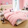 Elegant And Timeless Bedroom Pure Color Duvet Cover Pillowcases Quilt Cover Bedding Set