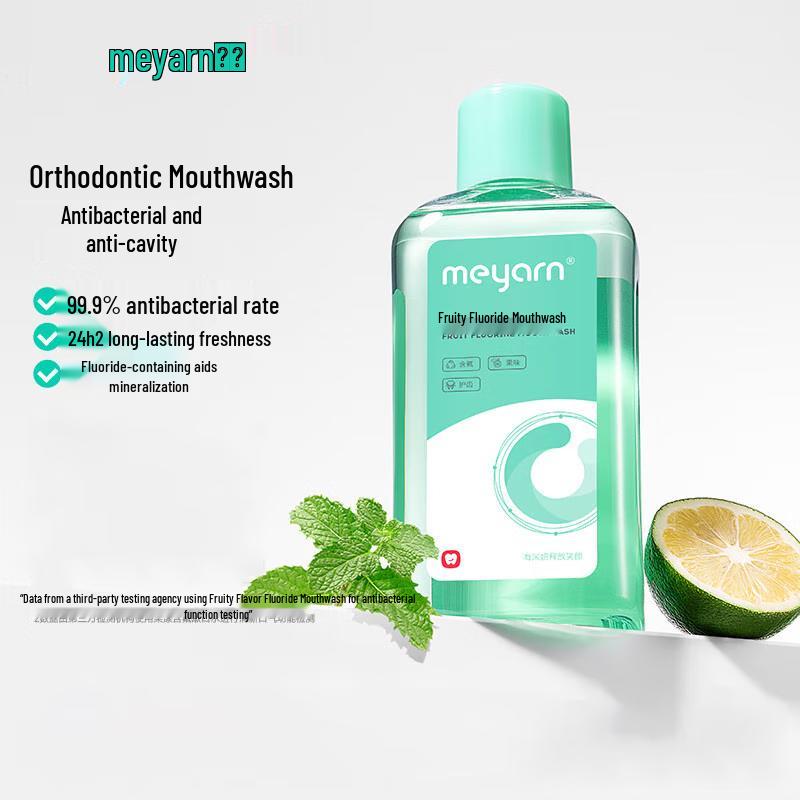Miyan Lemon Mint Fluoride Mouthwash