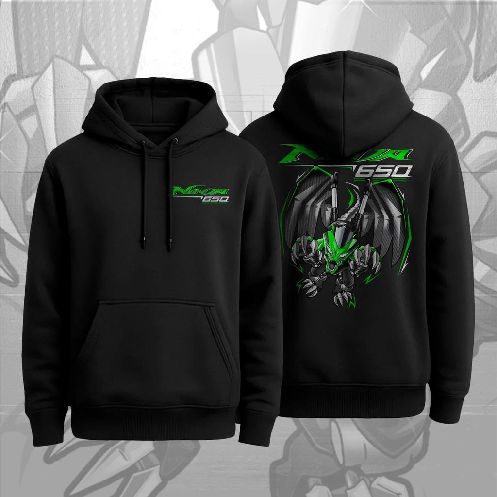 Kawasaki Ninja 650 2017-2019 Dragon Motorcycle Hoodie Pullover for Riders