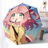 1pc bow Umbrella with Cat Ear Headband, Automatic Opening, Foldable Design, Outdoor Use, Festival Gift for Fans, Travel, Daily Use.I047