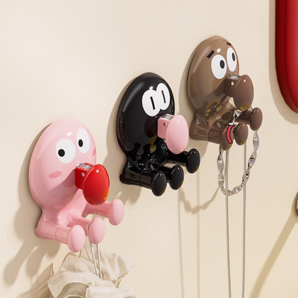2/3 шт. Мультяшный осьминог крючки с присоской бесследная вешалка для полотенец крючки для хранения общежития