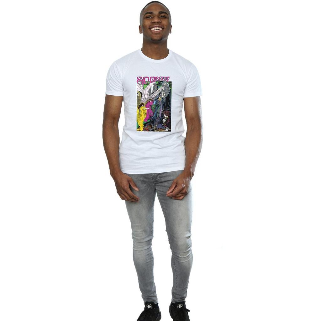 Syd Barrett Mens Fairies Poster T-Shirt
