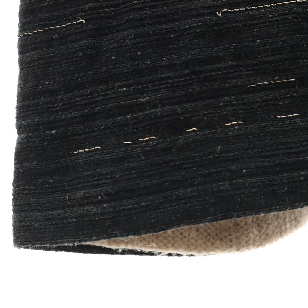 Chanel Сделано во Франции Многослойное длинное пальто 40 Угольно-черное Женское Б/У