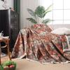 Jacquard Sofa Towel Monet Oil Painting Fringed Four-season Universal Full Cover All-inclusive Universal Cover Blanket Sofa Cover