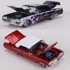 FineWorks 1:64 Chevrolet Impala Издание в твердом переплете Открывающиеся полностью двери Металлическая модель автомобиля
