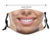 Facial Expression Funny Printed Mask Personality Party Cosplay Mask  Cycling