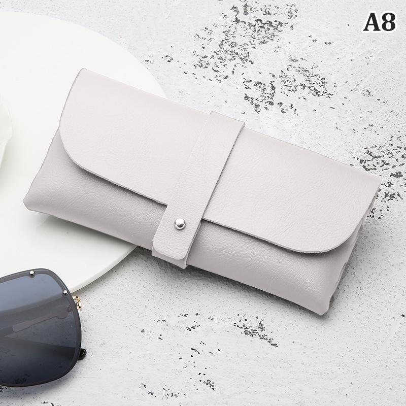 Чехол для очков, женская кожаная мягкая сумка для очков, портативная коробка для хранения очков