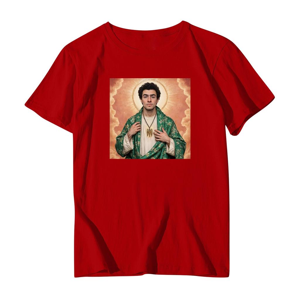 Повседневная модная спортивная футболка с круглым вырезом и принтом унисекс с коротким рукавом