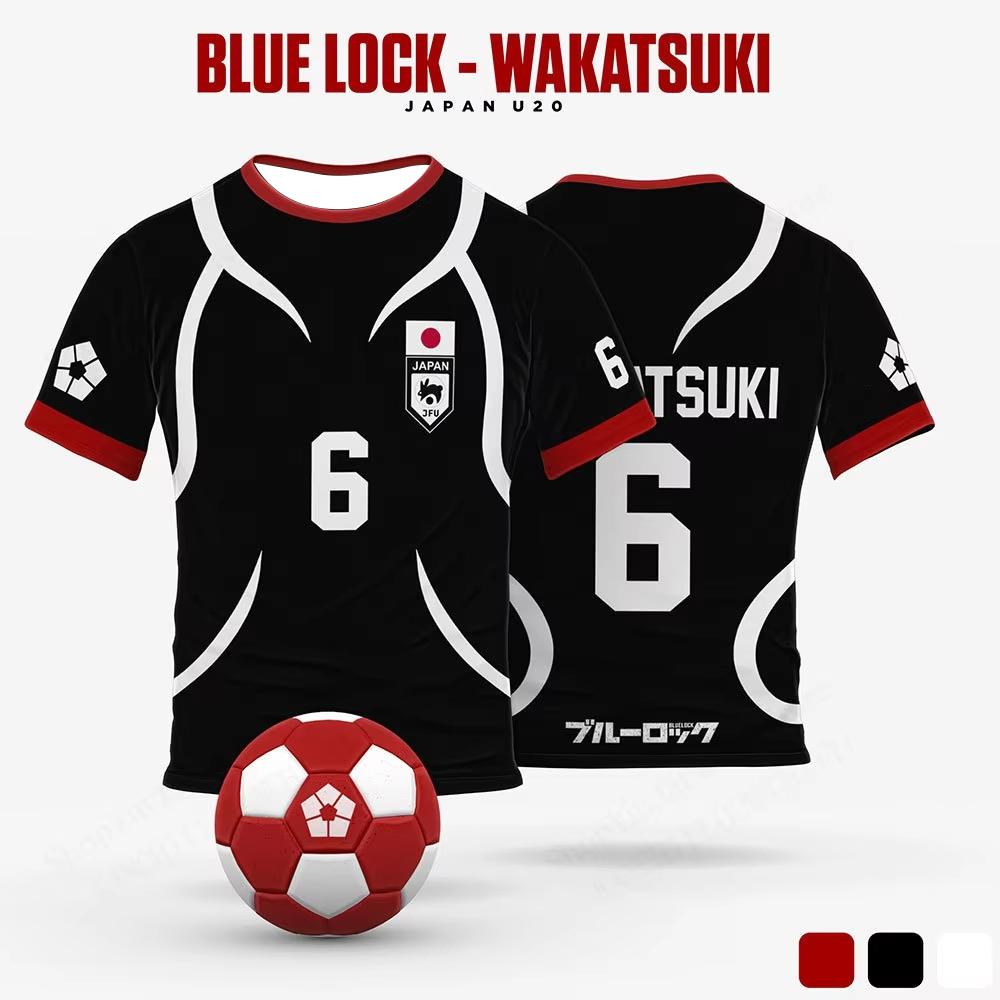 3D Печать Аниме Майка Blue Lock Саэ Итоси Косплей Футболка с коротким рукавом Спортивные Топы для взрослых