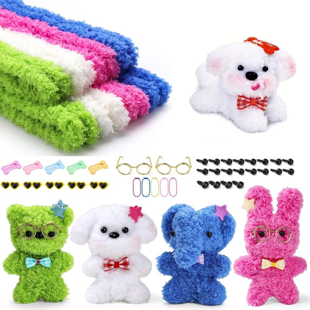 51 набор для поделок из синельной проволоки, включая 8 шт. коралловой синельной проволоки и 43 других аксессуара для изготовления коралловой синельной проволоки, принимающей форму.