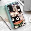Cartoon Cute Cats Background Phone Case Silicone PC+TPU For Samsung S10 20 30 22 23 24 Plus Lite Ultra Cover