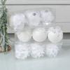Christmas Tree Christmas Ball Pendant White Petal Foam Ball Pendant Window Ball Ornament