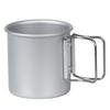 Aluminum Alloy Foldable Camping Mug for Hot Drinks