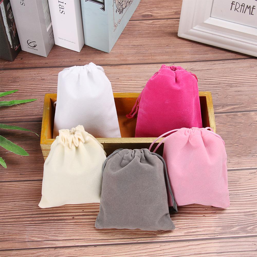 Beauty Velvet Drawstring Dice Storage Jewelry Pouch Gift Bag Pouch Bag